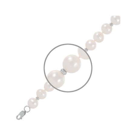 Бусы из серебра с жемчугом 3990₽