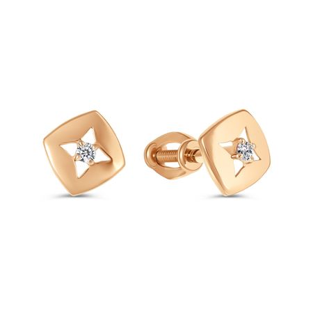 Серьги-пусеты TALANT из золота с фианитами 18990₽