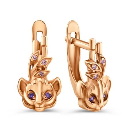 Серебряные серьги с ювелирным стеклом 990₽