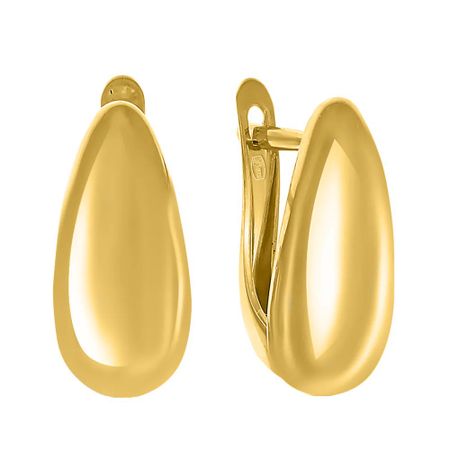Серебряные серьги с позолотой 1490₽