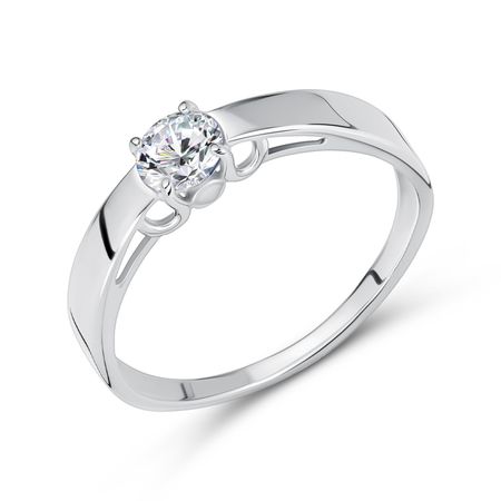 Серебряное кольцо с фианитами 1490₽