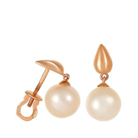 Серьги-пусеты TALANT из золота с жемчугом 23990₽