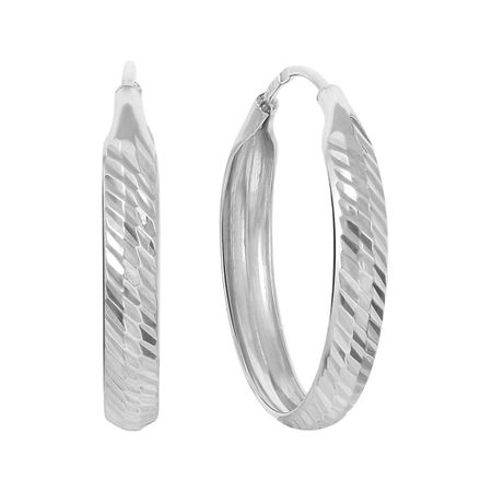 Серьги-конго из серебра 990₽