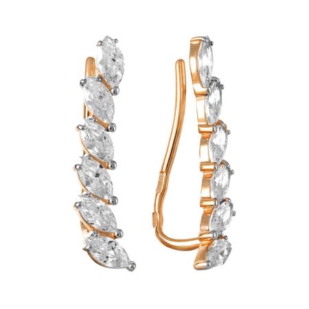 Серьги из золота с фианитами 39990₽