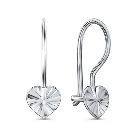 Серебряные серьги с родированием 249₽