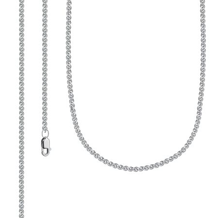 Серебряная цепочка Нонна с родированием 1890₽