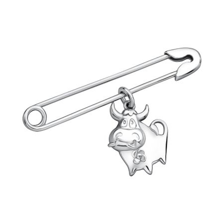 Серебряная булавка с родированием 550₽