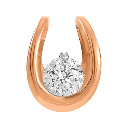 Золотая подвеска с бриллиантом 299990₽