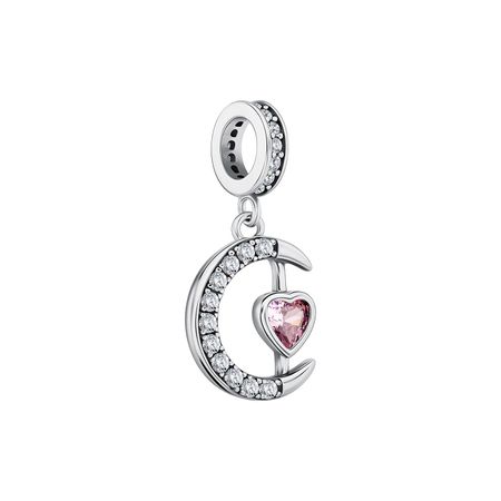 Серебряный шарм с фианитами 790₽