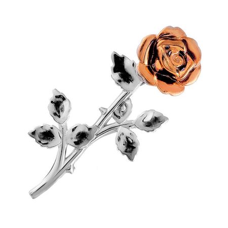 Брошь Роза из серебра 2690₽
