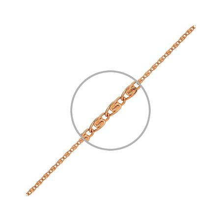 Серебряная цепочка Улитка с позолотой 1290₽