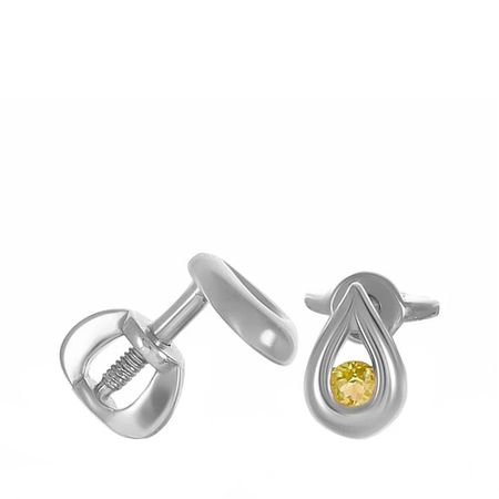 Серебряные серьги с хризолитами 890₽