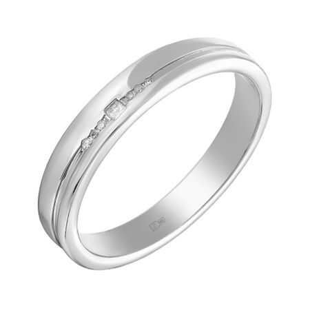 Золотое обручальное кольцо с бриллиантами 81990₽