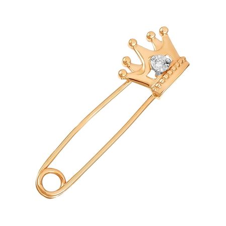 Брошь из золота с бриллиантом 14490₽