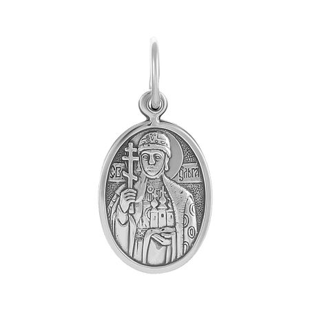 Серебряная подвеска Икона с родированием 580₽