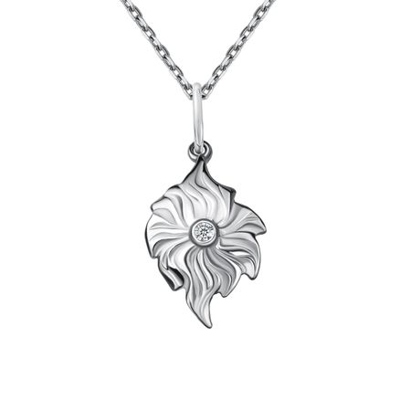 Серебряная подвеска с фианитом 1140₽