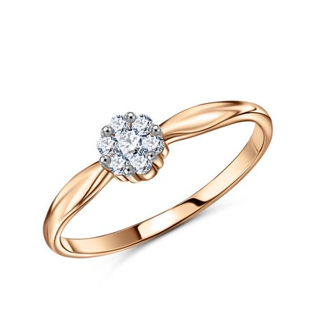 Кольцо TALANT из золота с фианитами 8690₽