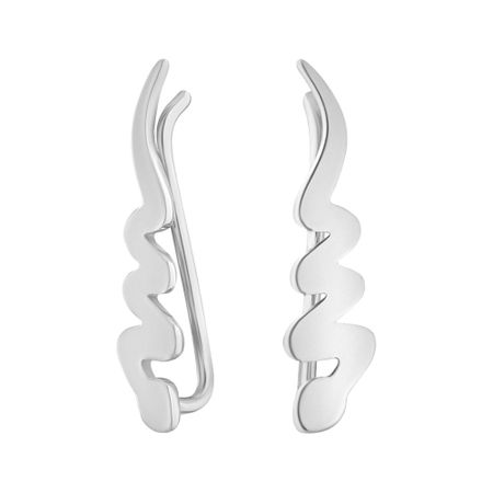 Серебряные серьги с родированием 1590₽