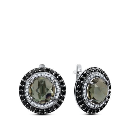 Серьги SOKOLOV из серебра с кварцем и фианитами 4990₽