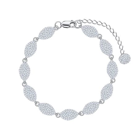 Серебряный браслет с фианитами 4560₽