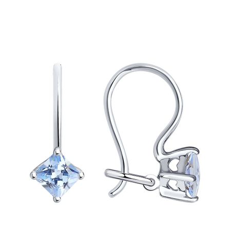 Серьги детские SOKOLOV из серебра с фианитами 790₽