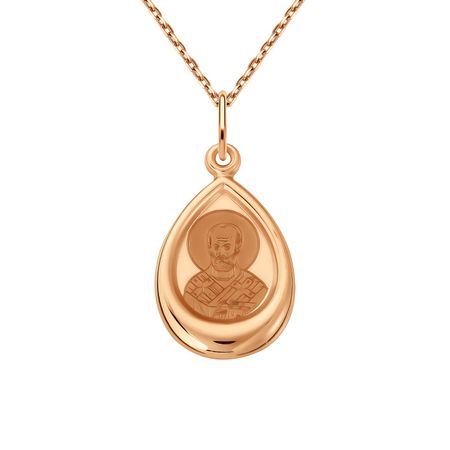 Золотая подвеска Икона Николай Чудотворец 11490₽