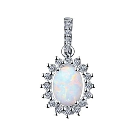 Подвеска SOKOLOV из серебра с опалом и фианитами 1190₽