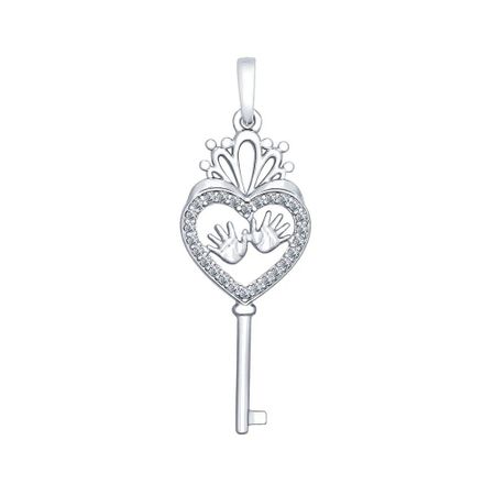 Подвеска SOKOLOV из серебра с фианитами 1190₽