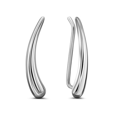 Серебряные серьги с родированием 890₽