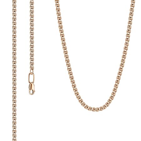 Серебряная цепочка Лав с позолотой 490₽