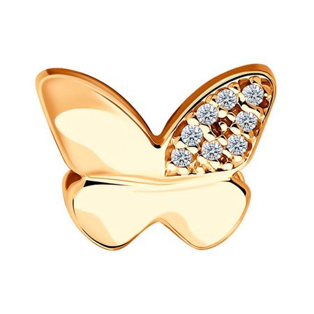 Подвеска-шарм SOKOLOV Бабочка из серебра с фианитами 890₽