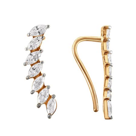 Серьги из золота с фианитами 34990₽