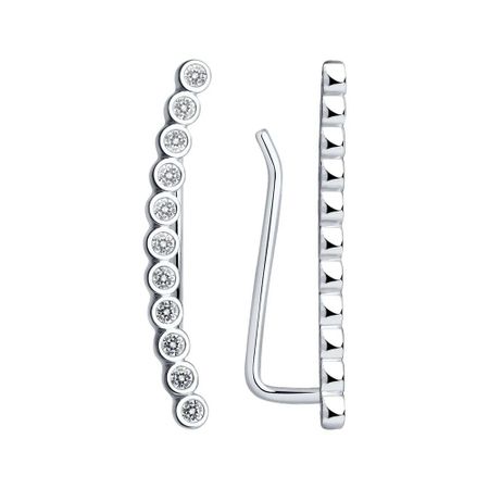 Серьги SOKOLOV из серебра с фианитами 1790₽