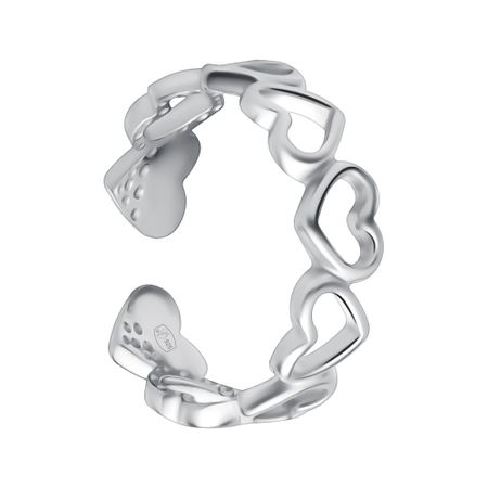 Серебряная серьга с родированием 480₽