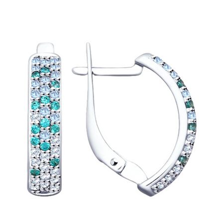 Серьги SOKOLOV из серебра с фианитами 2490₽