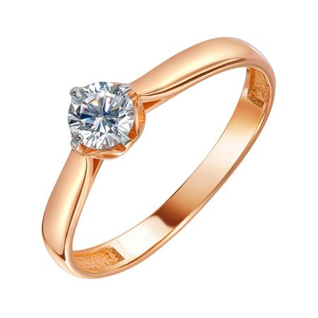 Золотое кольцо TALANT с фианитом 15690₽