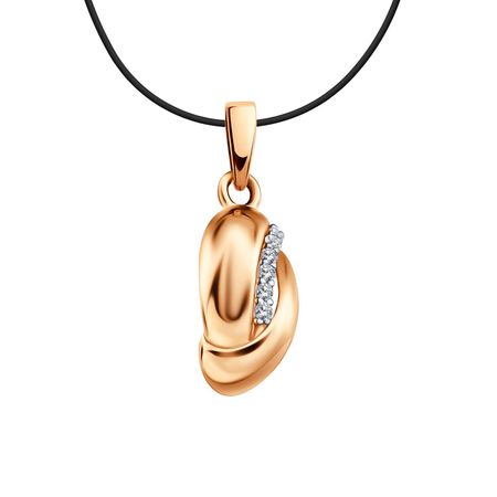 Золотая подвеска с фианитами 15990₽