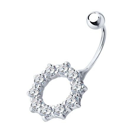 Пирсинг SOKOLOV из серебра с фианитами 1490₽