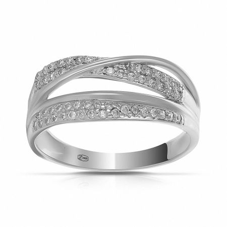 Кольцо из серебра с фианитами 670₽
