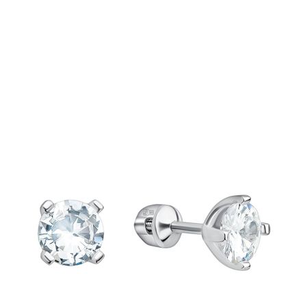 Золотые серьги с фианитами 22990₽