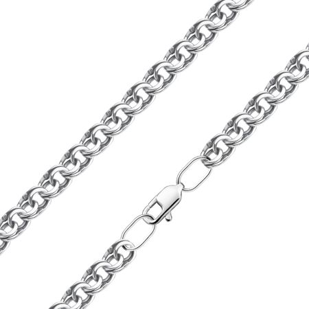 Серебряная цепочка ручного плетения Бисмарк 990₽