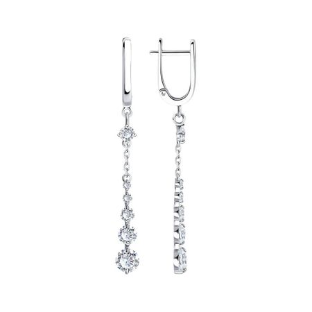 Серьги SOKOLOV из серебра с фианитами 2990₽