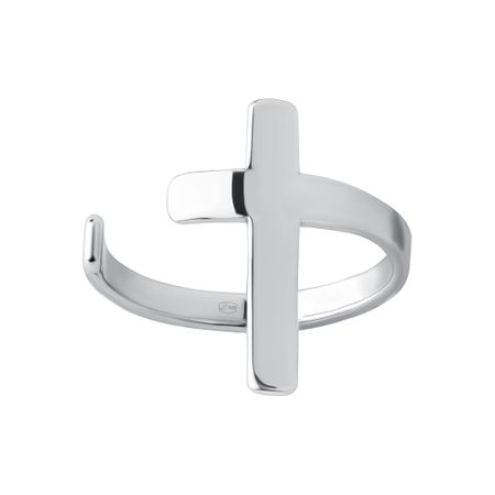 Серебряная серьга с родированием 249₽