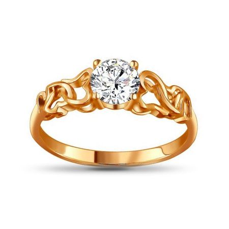 Кольцо SOKOLOV из серебра с фианитом 490₽