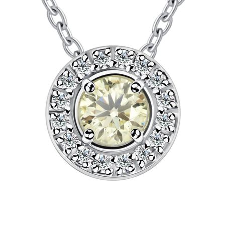 Золотая подвеска с бриллиантами и родированием 139990₽