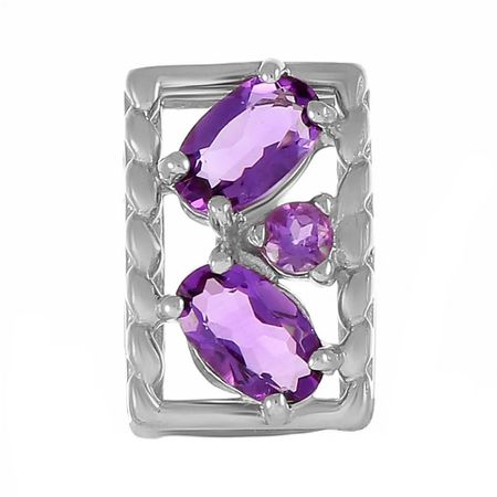 Подвеска из серебра с аметистами 990₽