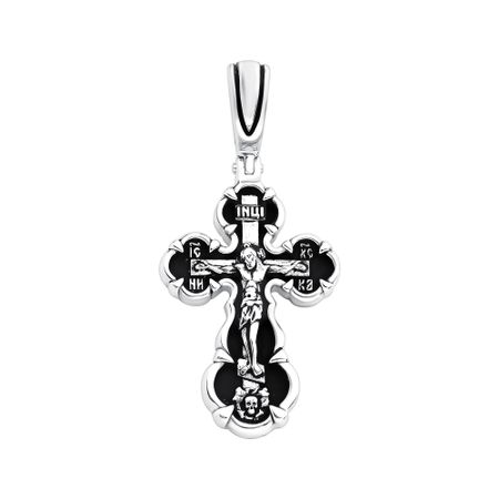 Серебряный крест с родированием и чернением 5290₽