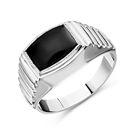 Серебряная печатка с ониксом 2990₽