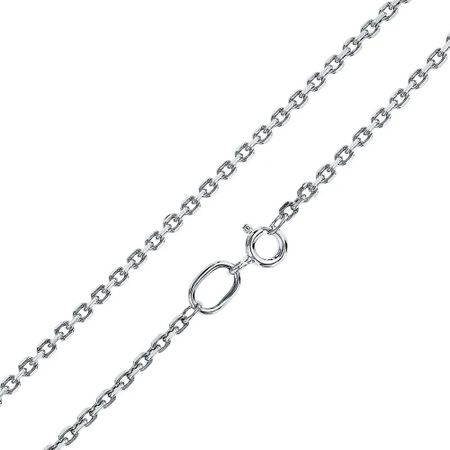 Серебряная полновесная цепочка Квадратный якорь с алмазной гранью 790₽