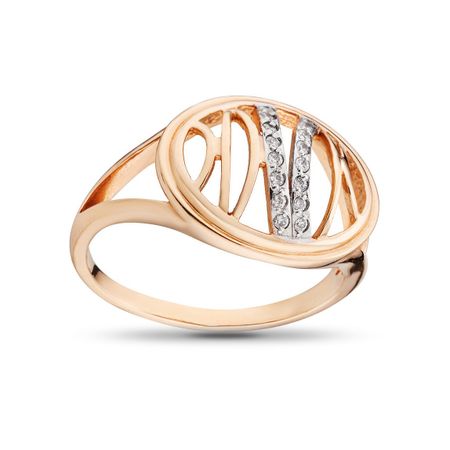 Кольцо из золота с фианитами 59990₽